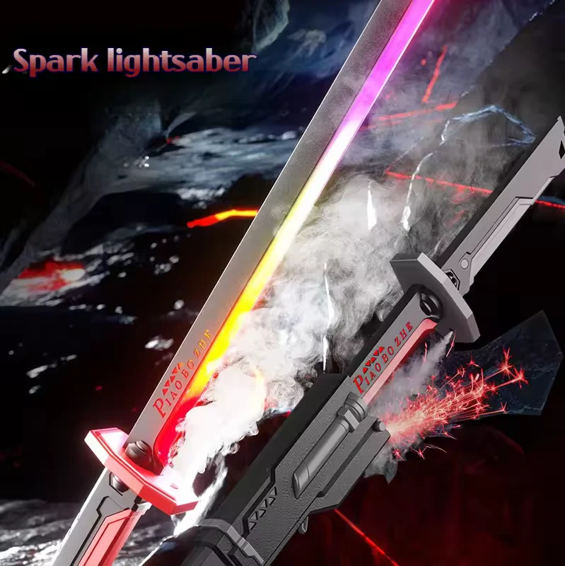 Kids Multi-Color Battle Laser Sword With Smoke - Image 3