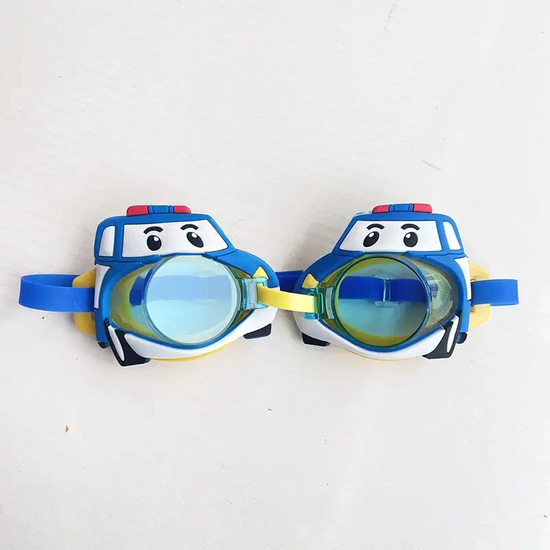 Kids Silicon Adjustable Swimming Goggles - Assortment - Image 6