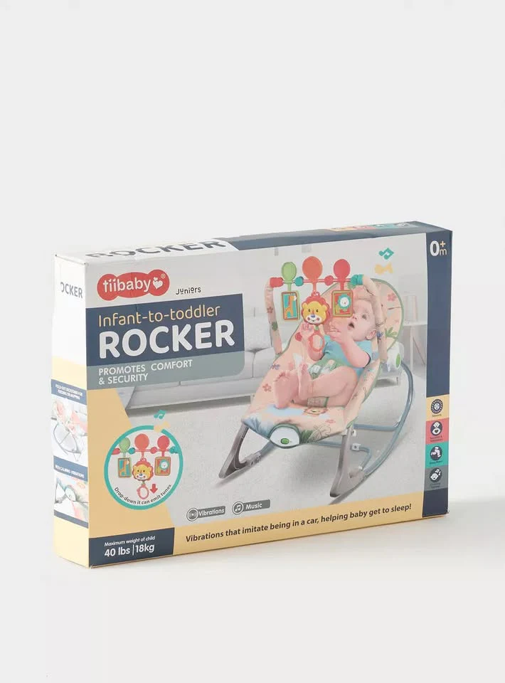 Lion Infant To Toddler Baby Musical Rocker - Image 5