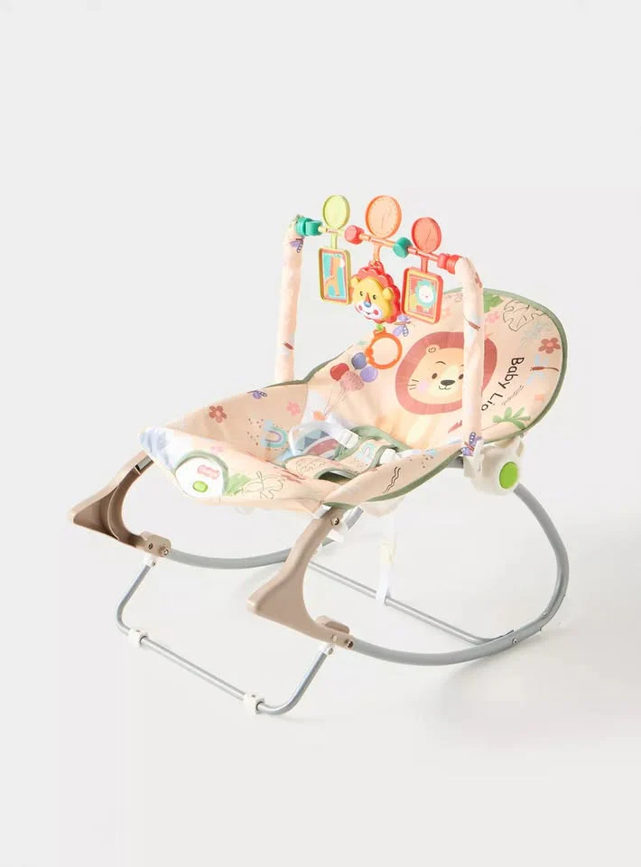 Lion Infant To Toddler Baby Musical Rocker - Image 6