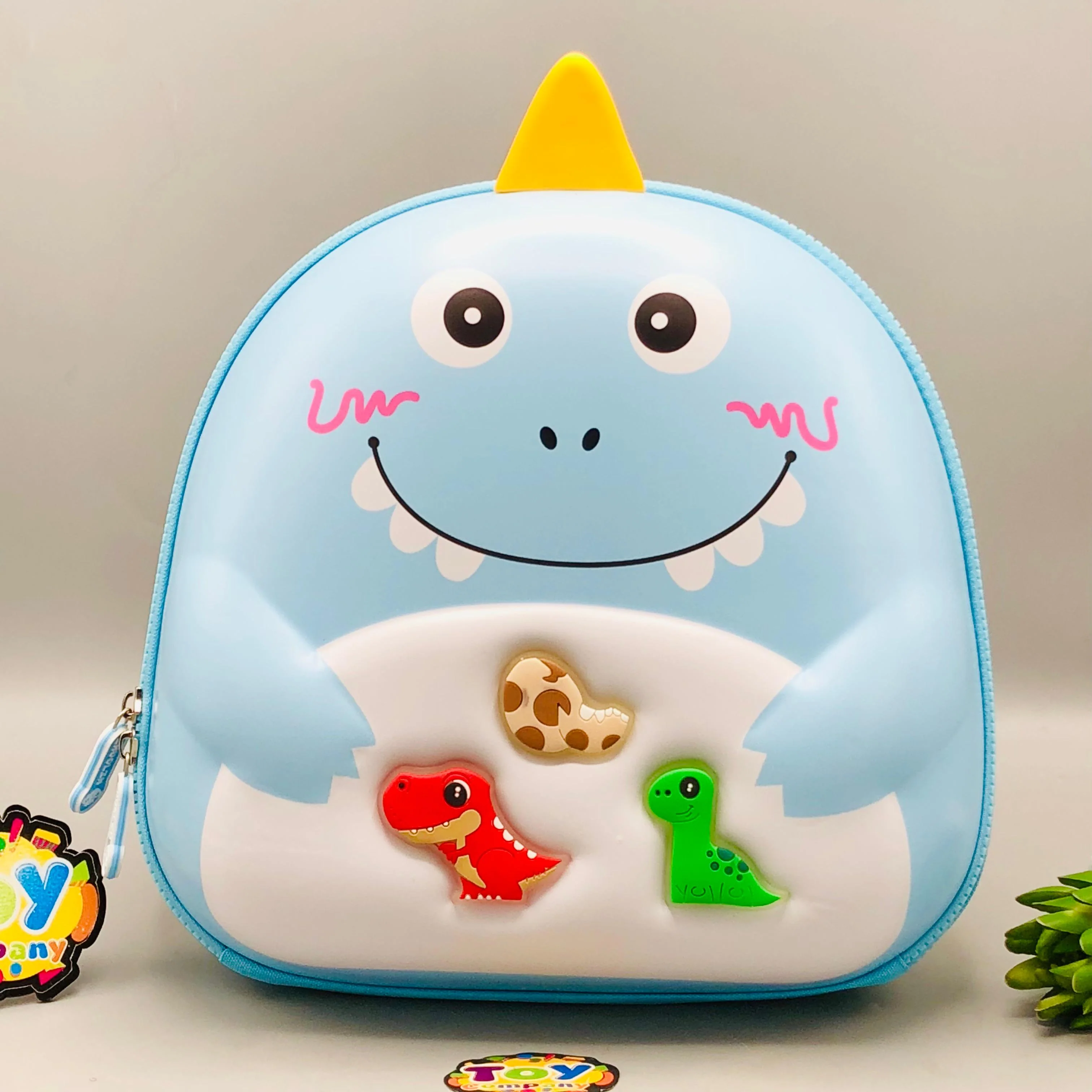 Luminous Dinosaur 3D Shell Kids Picnic Backpack - Image 3