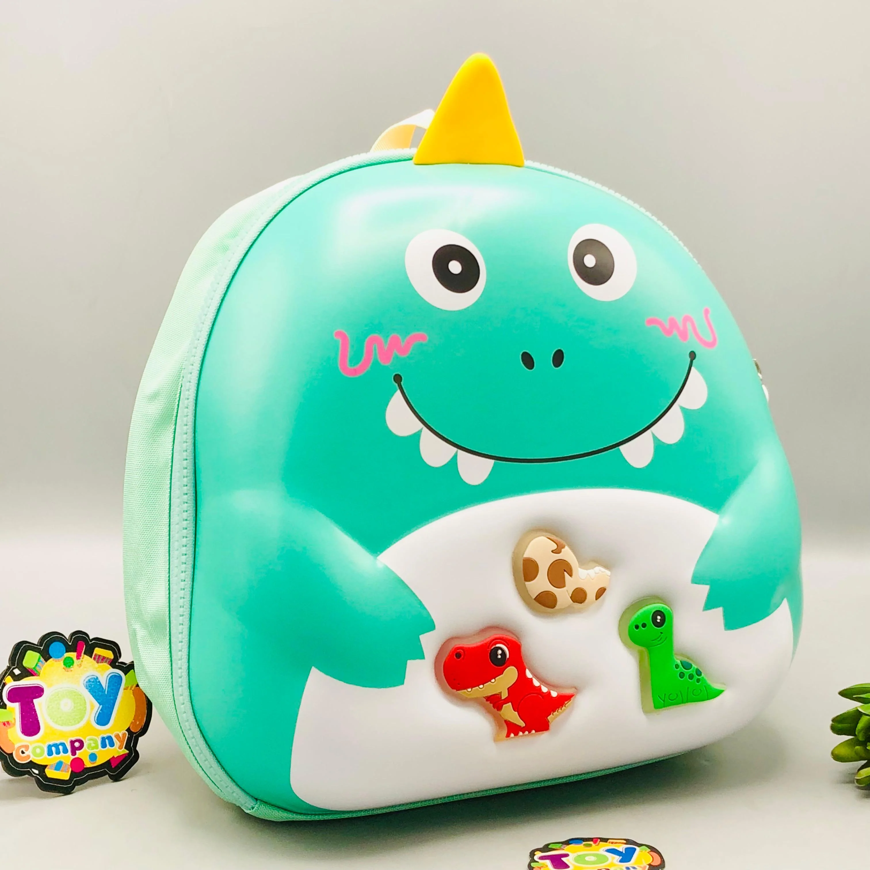 Luminous Dinosaur 3D Shell Kids Picnic Backpack - Image 4