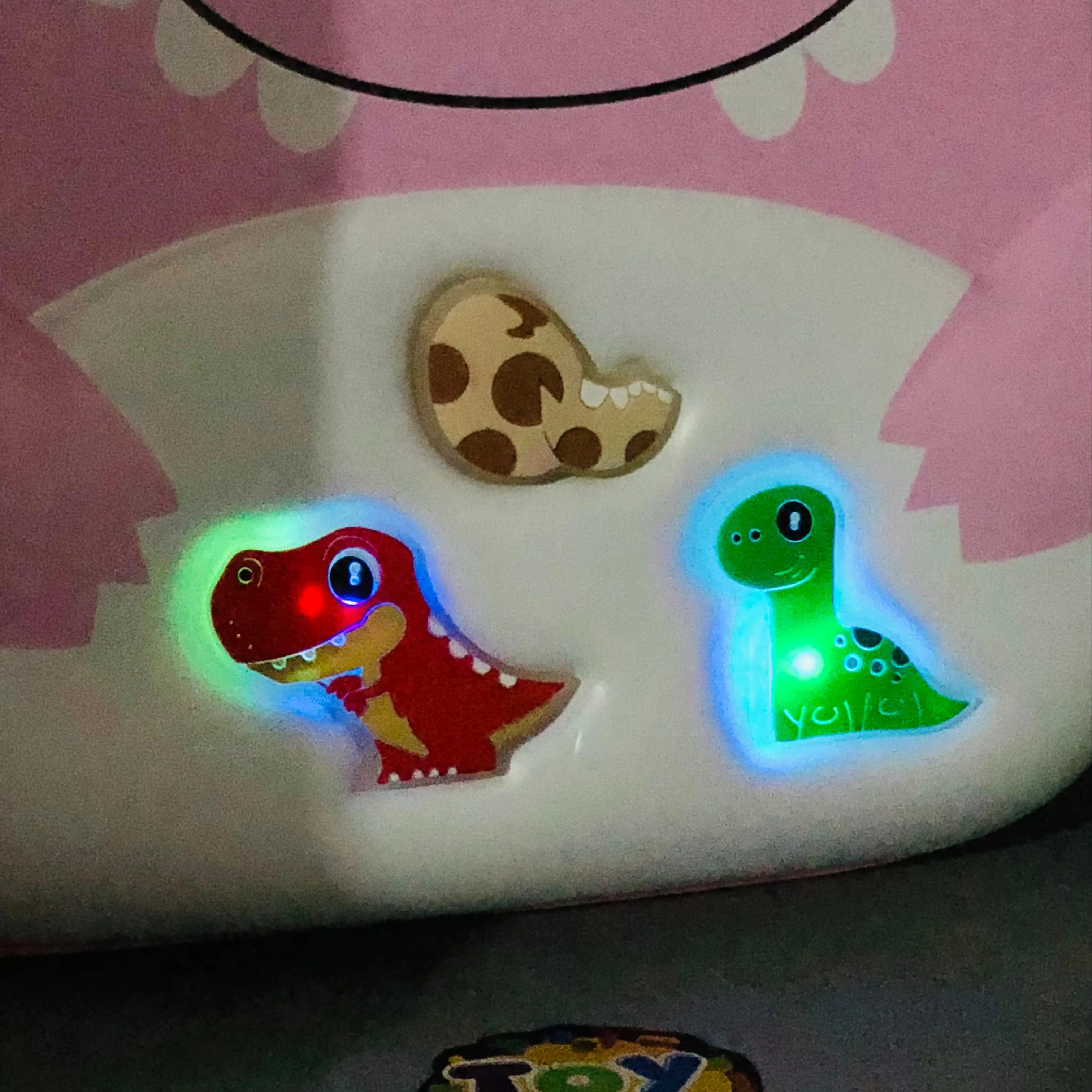 Luminous Dinosaur 3D Shell Kids Picnic Backpack - Image 5