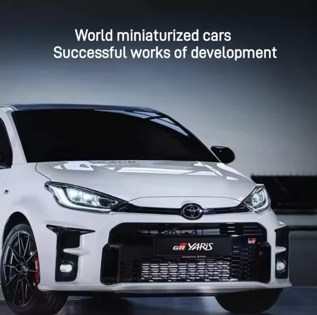 Maisto 1:24 2021 Toyota GR Yaris Model - White - Image 2