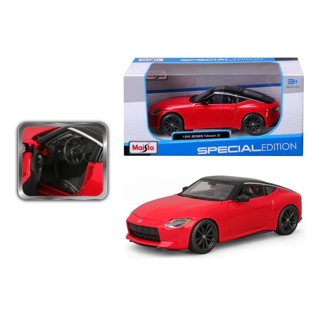 Maisto 1:24 2023 Nissan Z Model - Red - Image 6