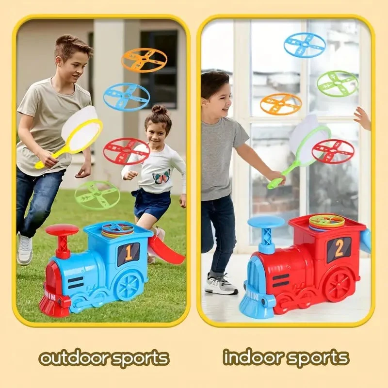 Manual Flying Saucer Train Toy - Image 12