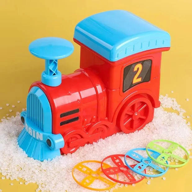 Manual Flying Saucer Train Toy - Image 2
