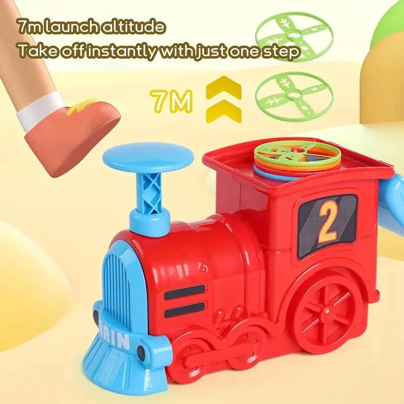 Manual Flying Saucer Train Toy - Image 3