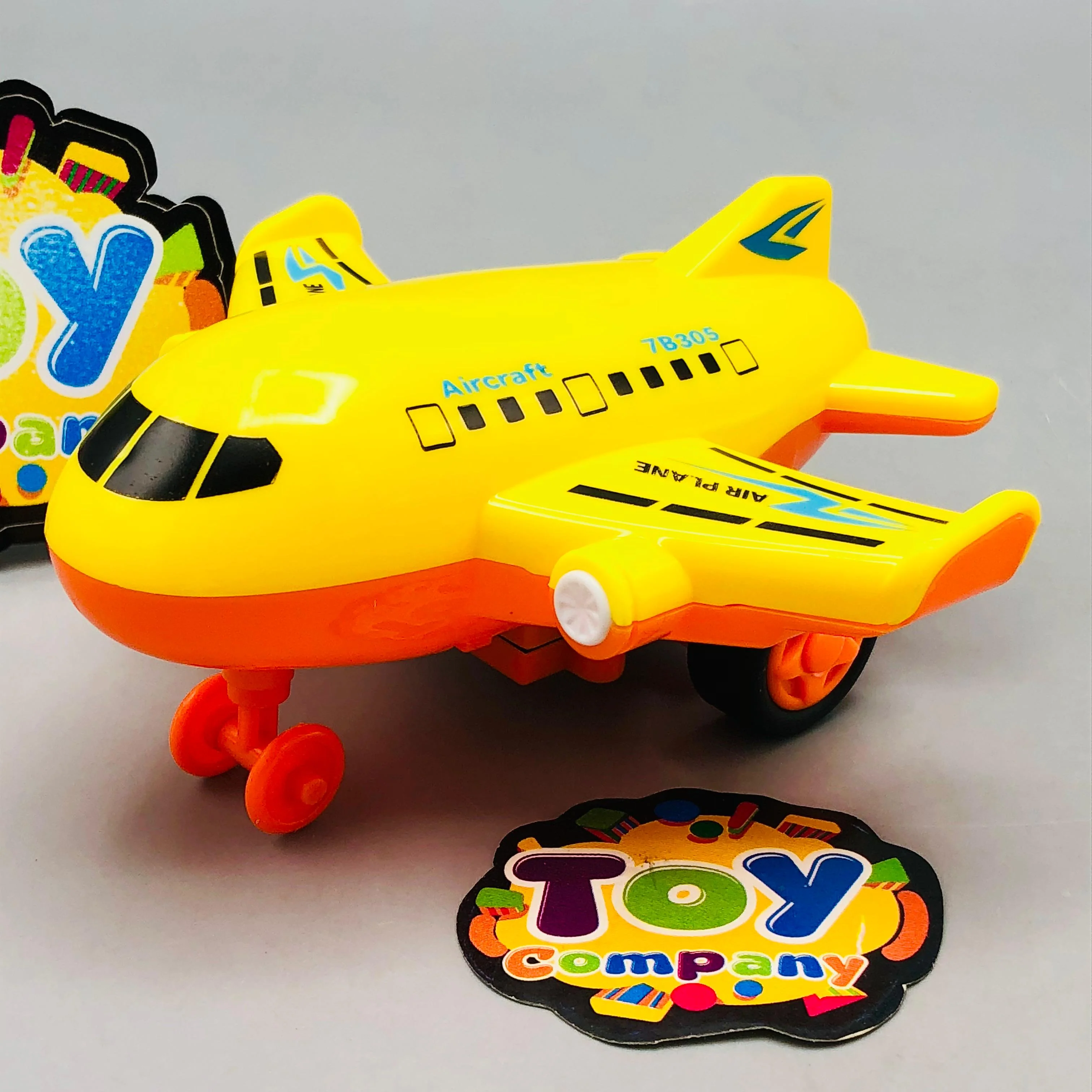 Mini ABS Inertial Cartoon Airplane - 1Pc - Image 4