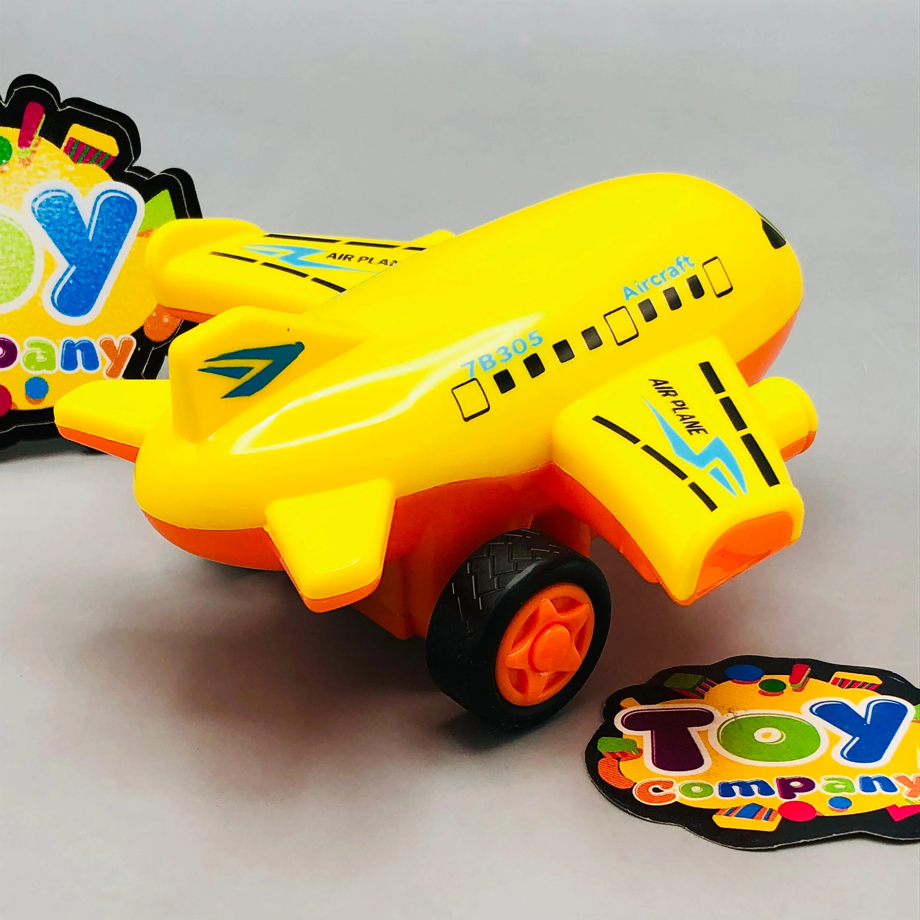 Mini ABS Inertial Cartoon Airplane - 1Pc - Image 9