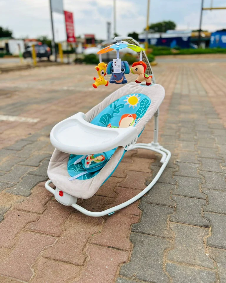 Multi-functional 2in1 Musical Baby Rocking Cradle - Blue - Image 8