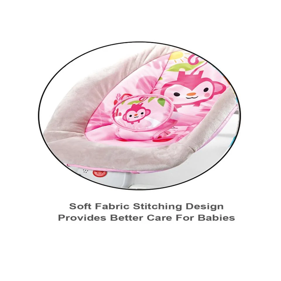 Multi-functional 2in1 Musical Baby Rocking Cradle - Pink - Image 3