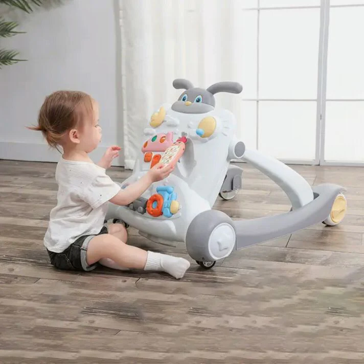 Multi-functional Baby Activity & Musical Walker - Gray - Image 2