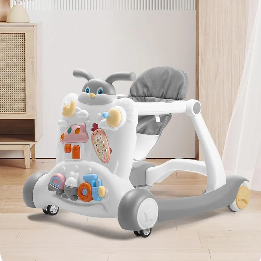 Multi-functional Baby Activity & Musical Walker - Gray - Image 6