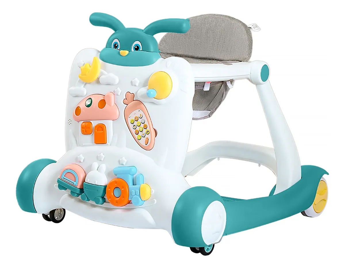 Multi-functional Baby Activity & Musical Walker - Green - Image 8