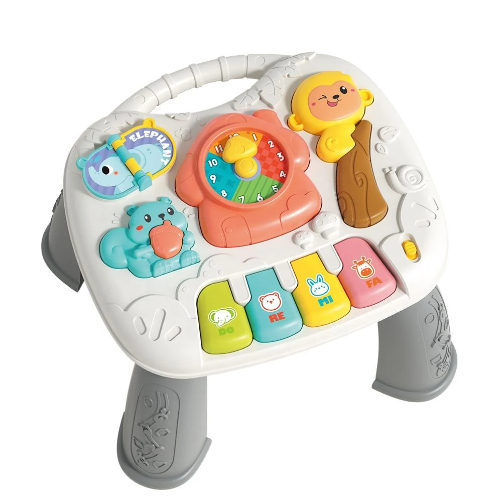 Multi-Functional Baby Musical Learning Activity Table - Gray - Image 5