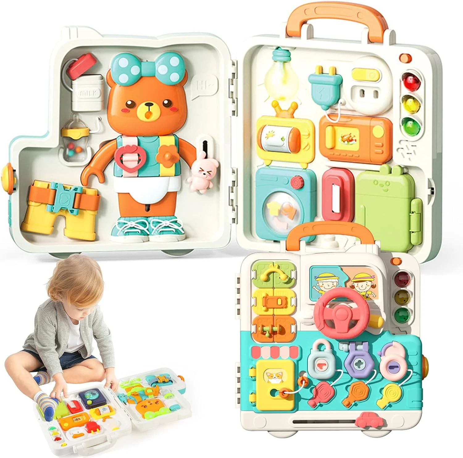 Multi-functional Montessori Puzzle Busy Book - Image 13
