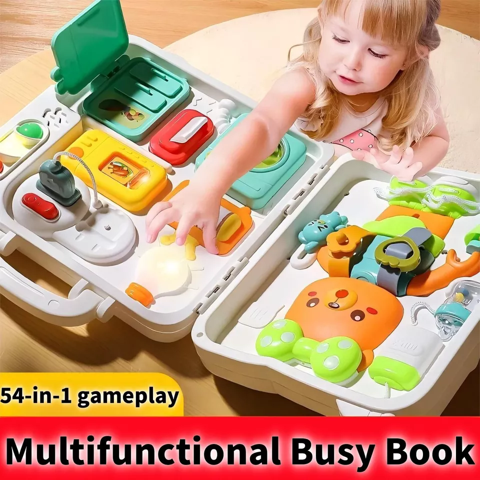 Multi-functional Montessori Puzzle Busy Book - Image 3