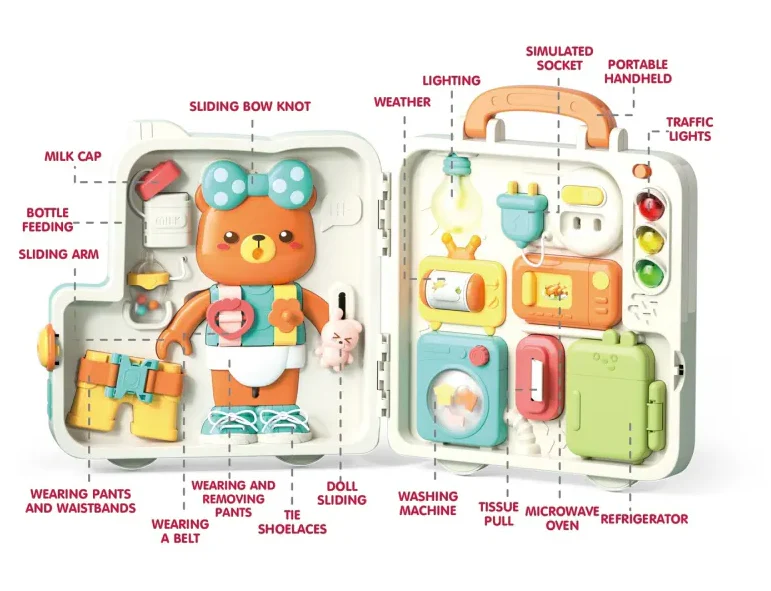 Multi-functional Montessori Puzzle Busy Book - Image 4