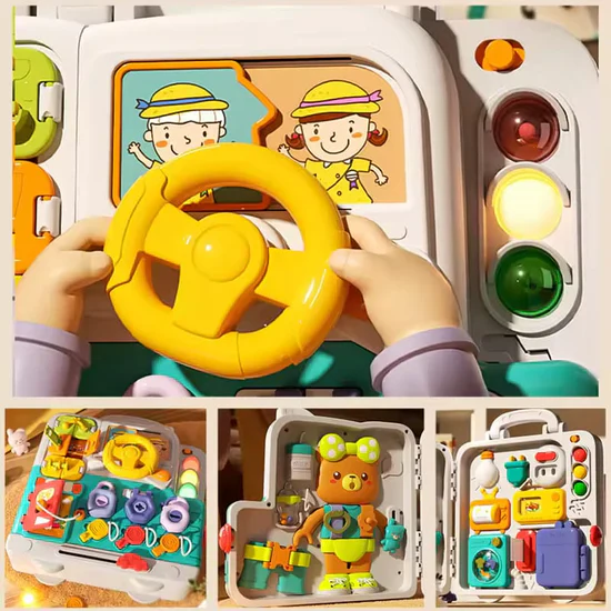Multi-functional Montessori Puzzle Busy Book - Image 7