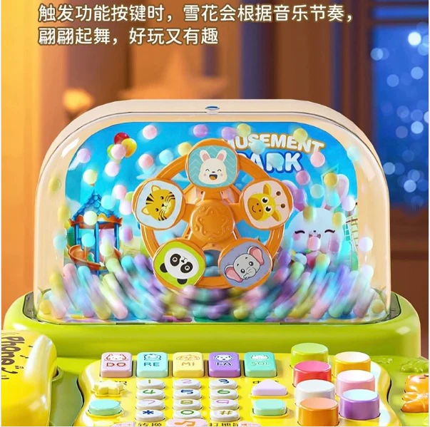 Multi-functional Toddler Musical Snowflake Telephone - Image 5