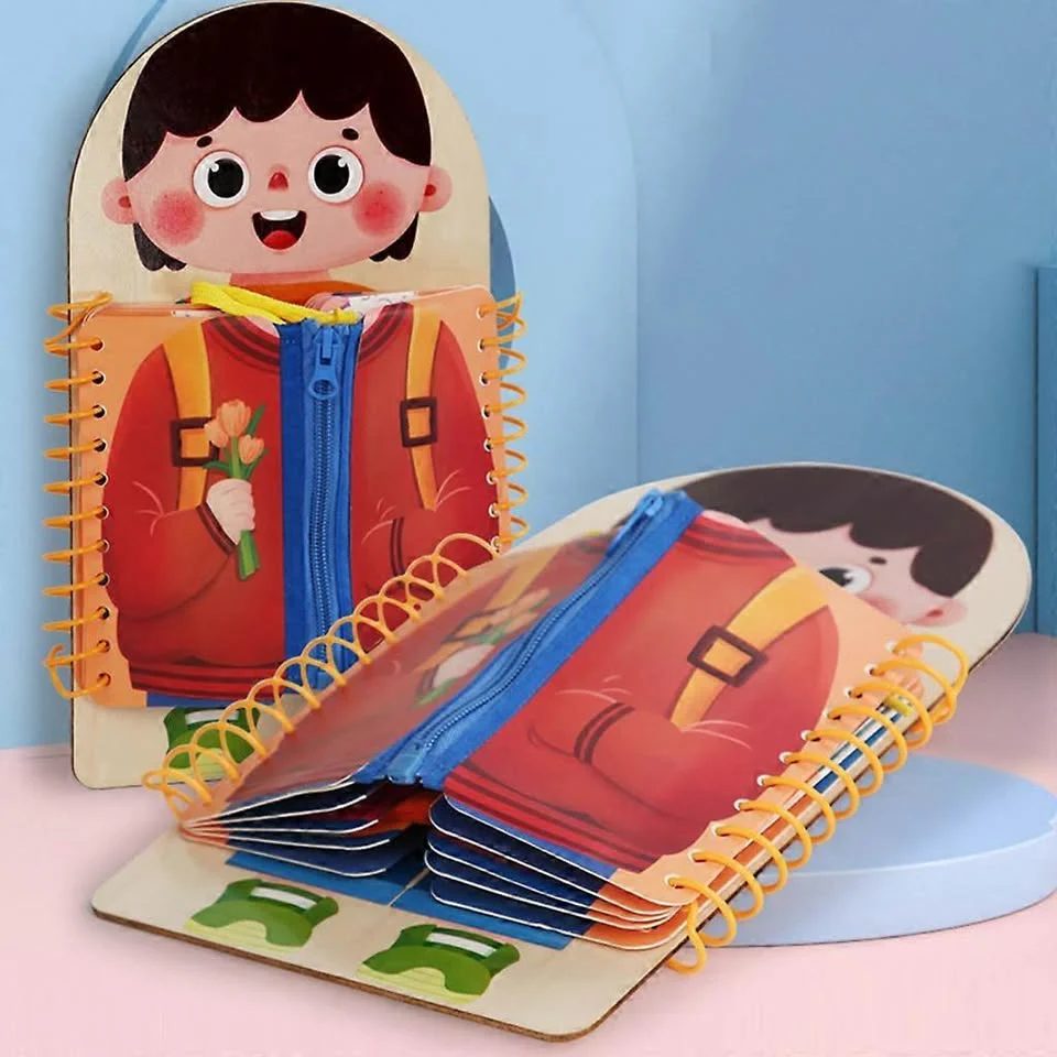 Multi-functional Wooden Montessori Busy Board - Image 5
