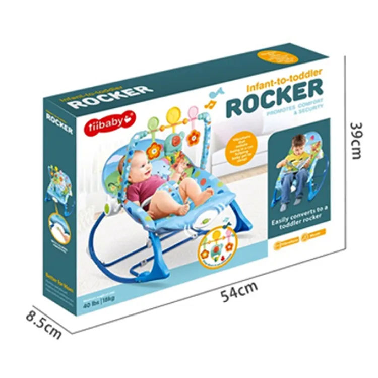 Musical Infant To Toddler Rocker Babysitter With Toys - Image 11