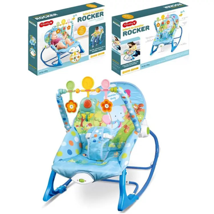 Musical Infant To Toddler Rocker Babysitter With Toys - Image 12