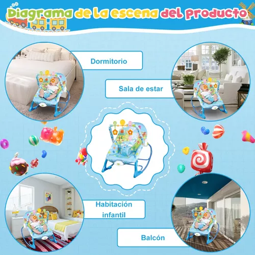 Musical Infant To Toddler Rocker Babysitter With Toys - Image 9