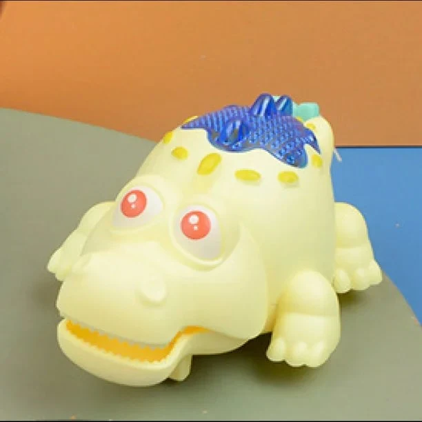 Newborn Pull Along Crocodile Light-up Toy - 1Pc - Image 6
