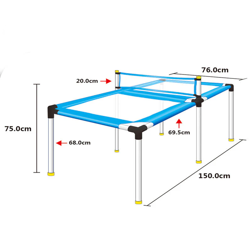 Portable Paddles Ping Pong Table Top Game - Image 6