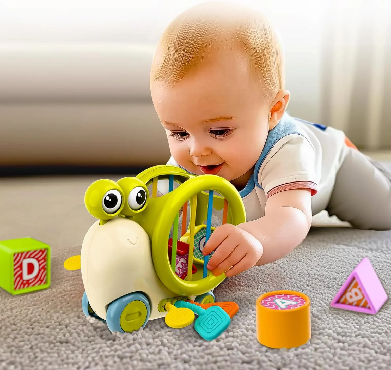 Premium Baby Snail Activity Toy - Image 10