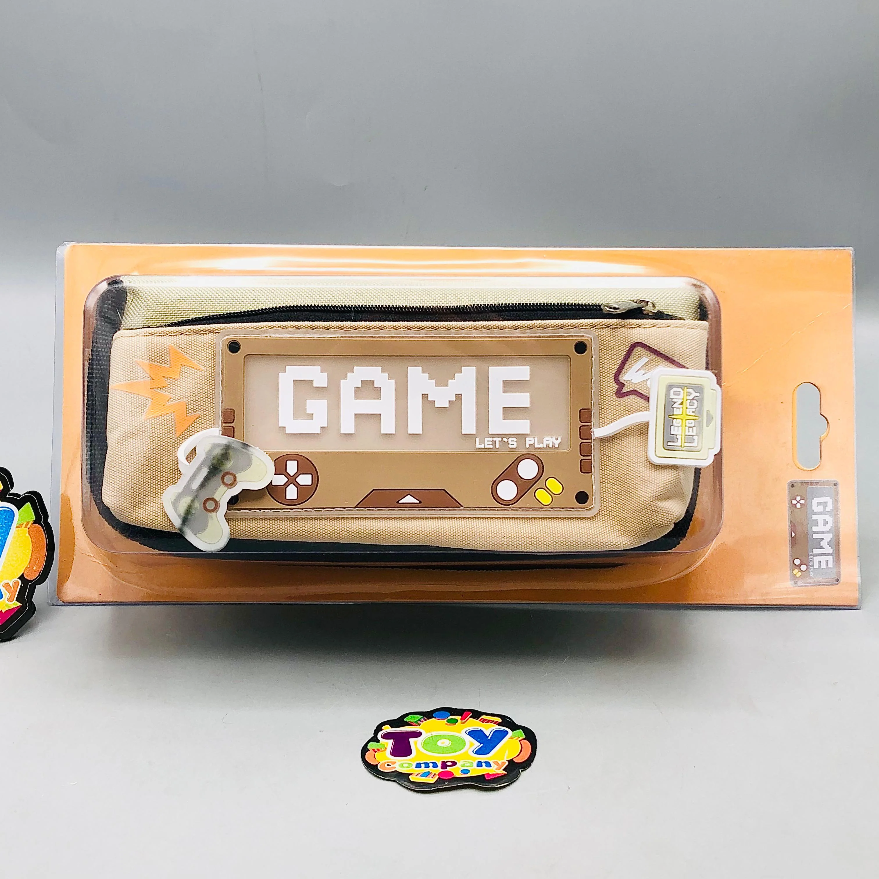 Premium Game Themed Kids Pencil Pouch - Beige - Image 6