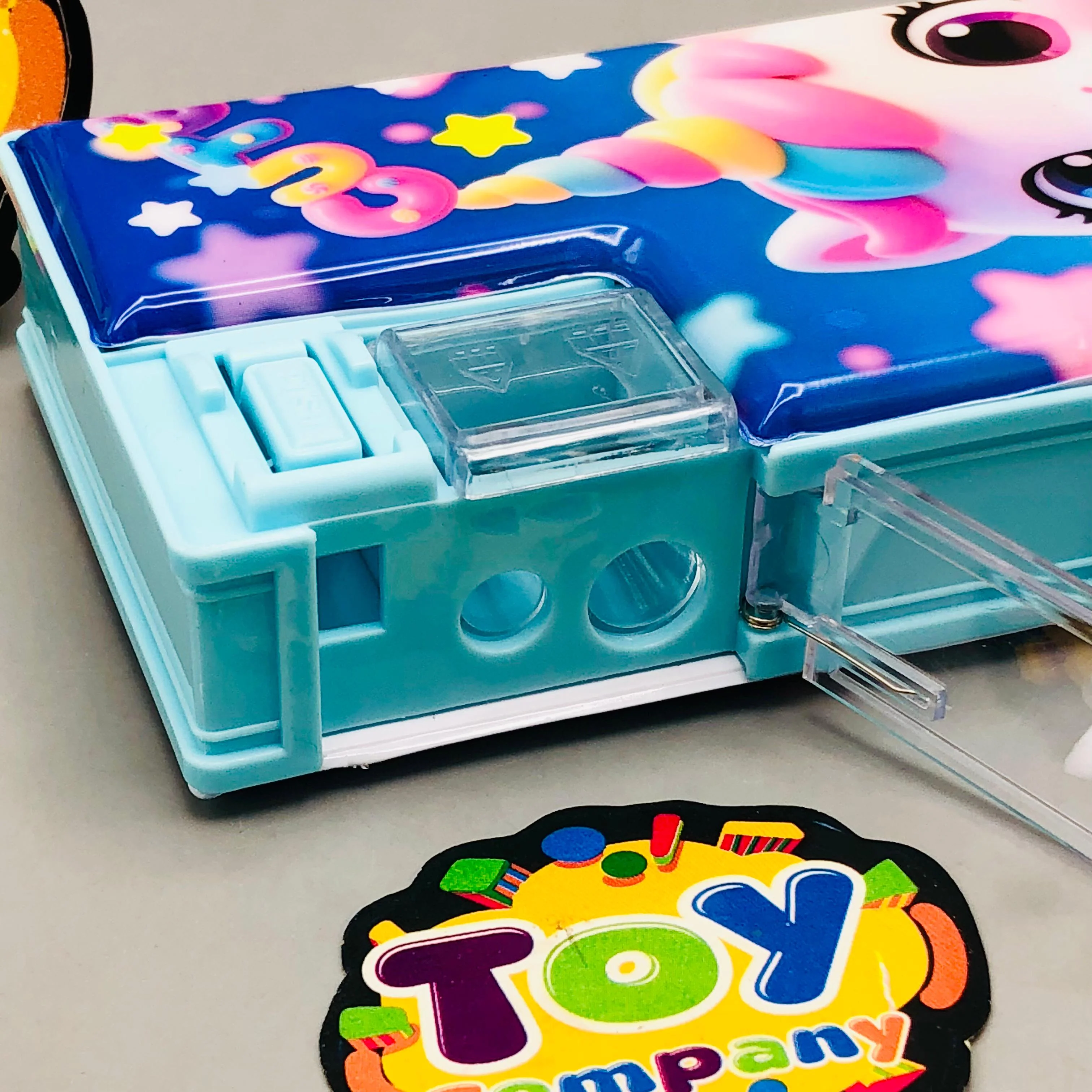 Rainbow Unicorn Double-Sided Geometry Box With Dual Sharpener - Image 3