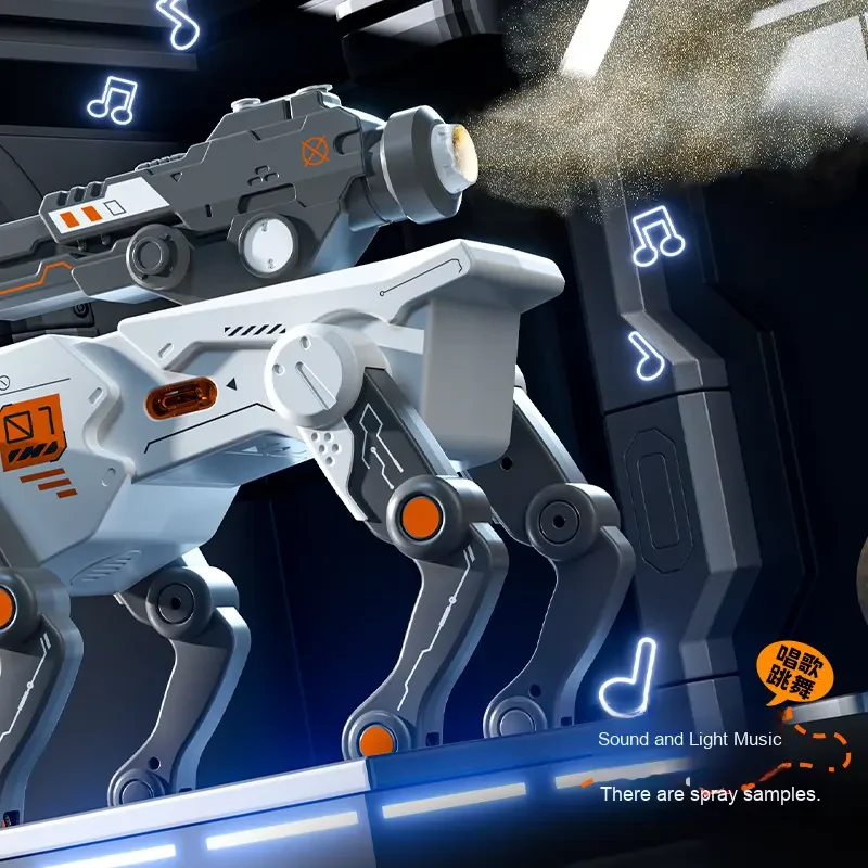 RC Ai Intelligent Gel Blaster Robot Dog With Smoke - Image 4