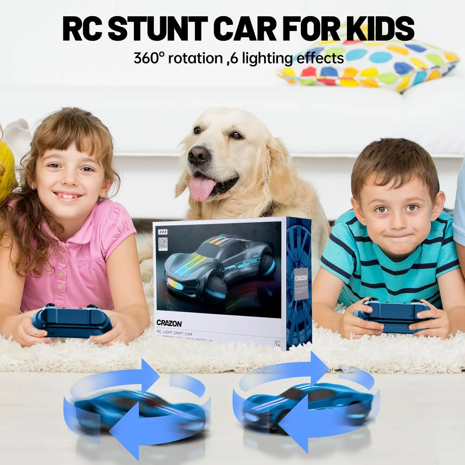 RC Crazon 4WD Round Wheels Drift Car - Image 18