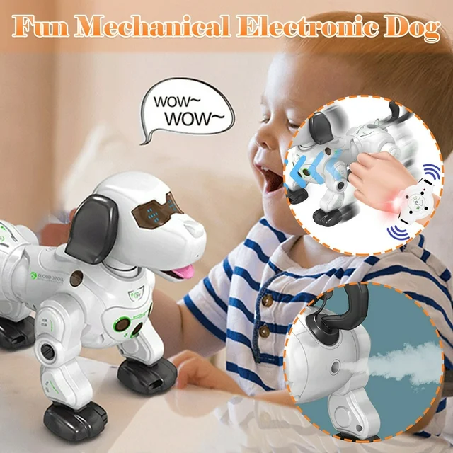RC Multi-functional Lucky Robot Dog With Smoke - Image 3