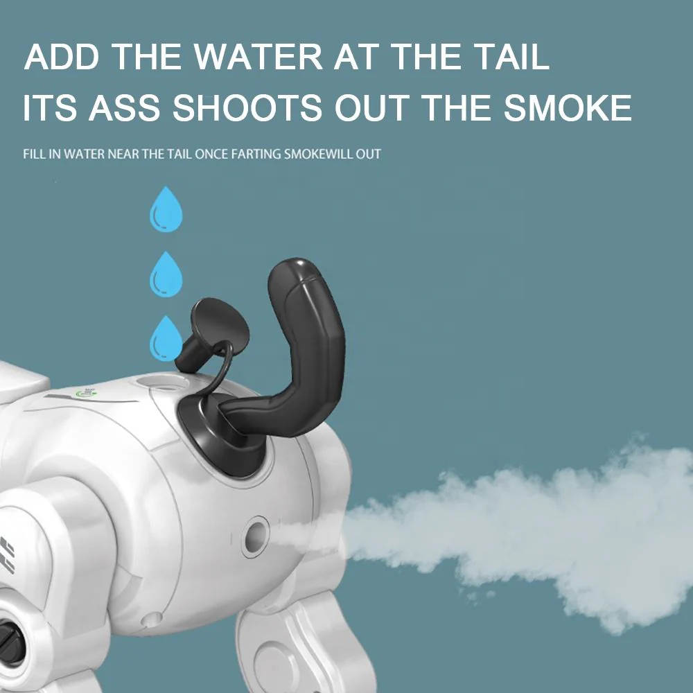 RC Multi-functional Lucky Robot Dog With Smoke - Image 4