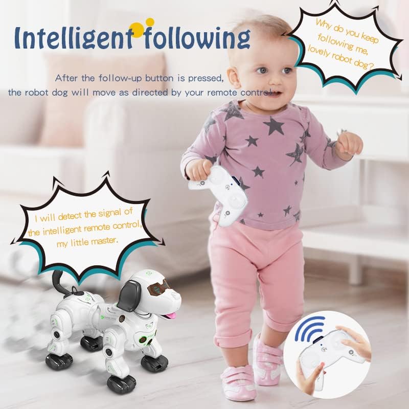 RC Multi-functional Lucky Robot Dog With Smoke - Image 5