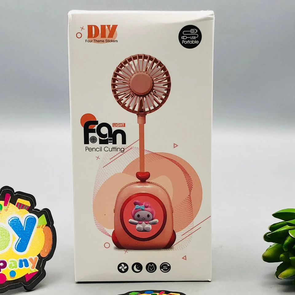 Rechargeable Cartoon Design Flexible Lamp Fan - Assortment - Image 15