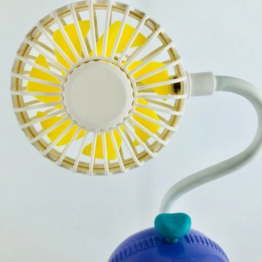 Rechargeable Cartoon Design Flexible Lamp Fan - Assortment - Image 7