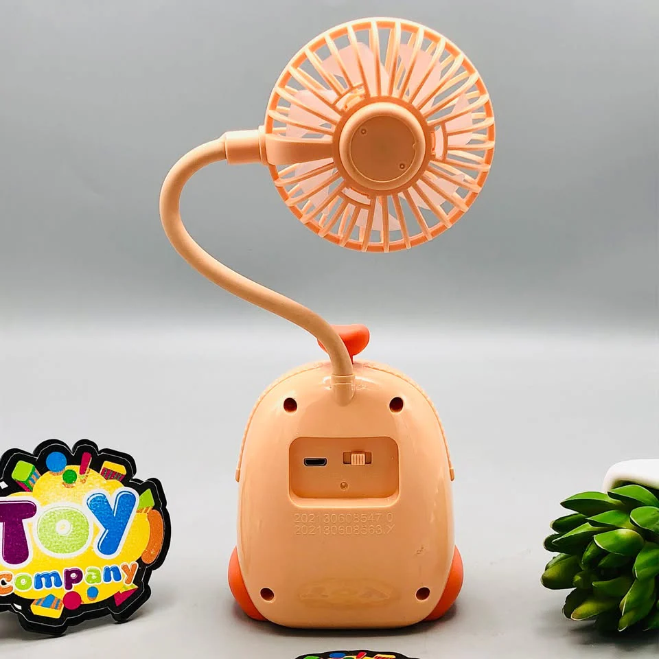 Rechargeable Cartoon Design Flexible Lamp Fan - Assortment - Image 9