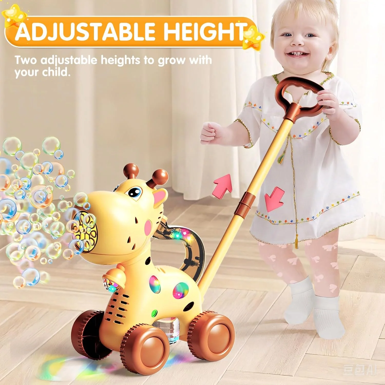 Rechargeable Cute Giraffe Bubble Machine - Image 3
