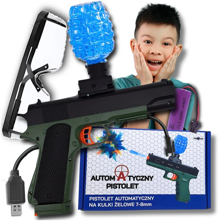 Rechargeable Glock Gel Blaster Shooting Gun - Image 4