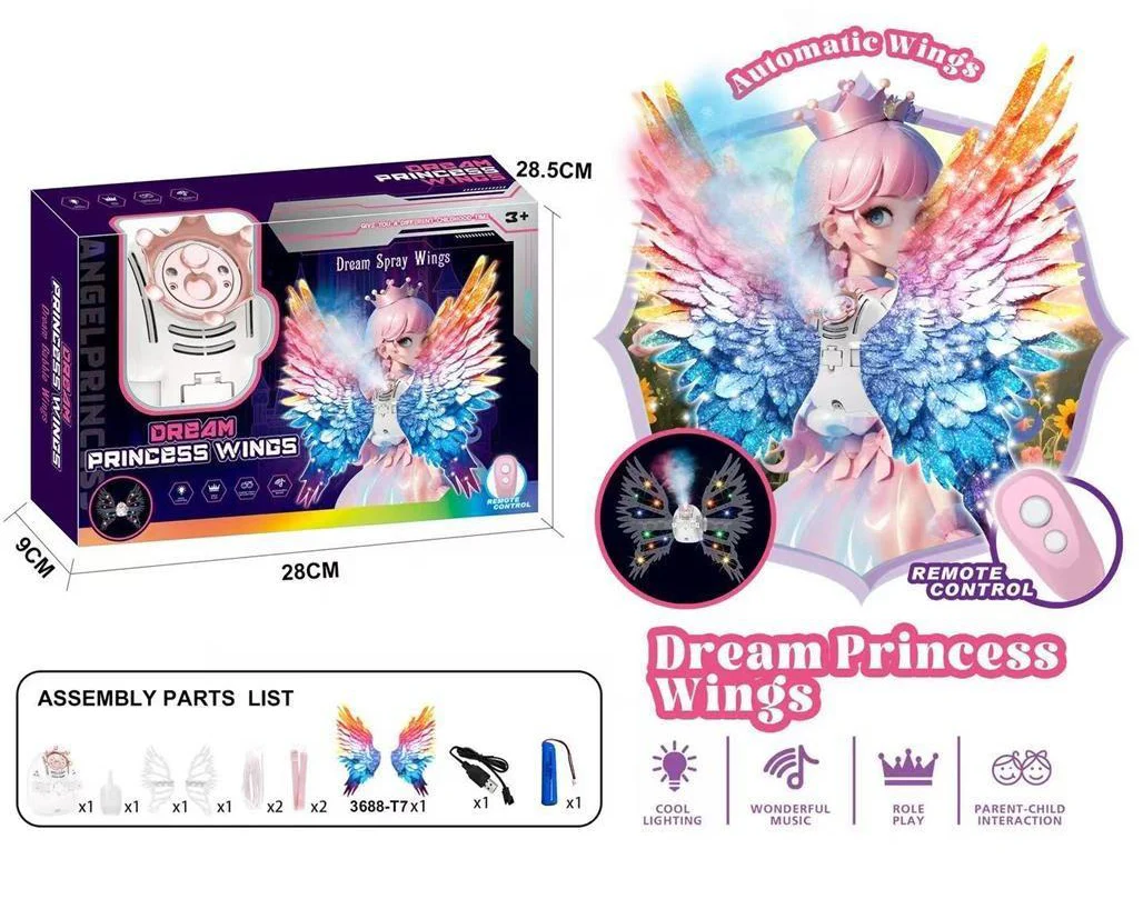Remote Control Dream Fairy Wings With Smoke - Image 4