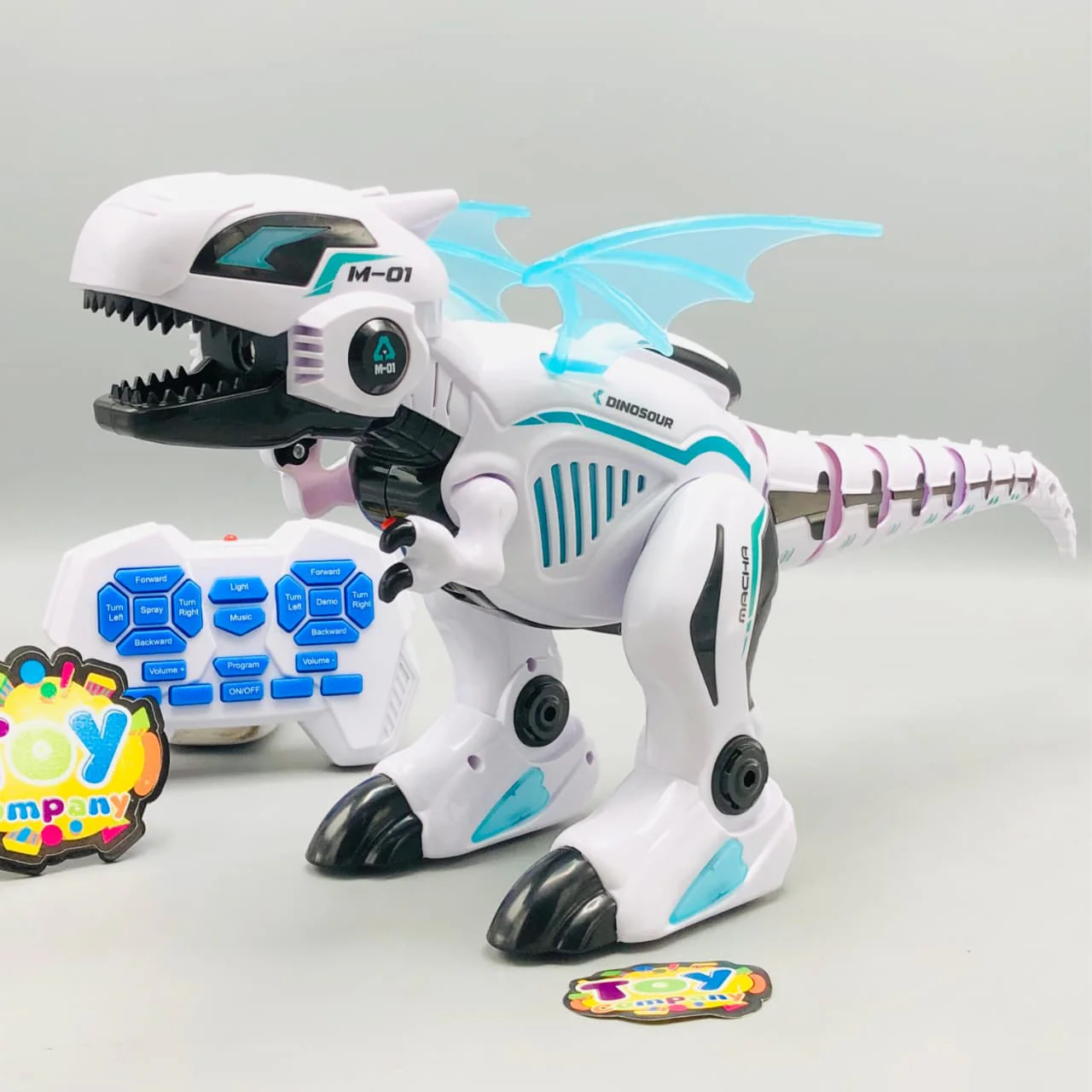 Remote Control Multi-functional Dinosaur With Smoke