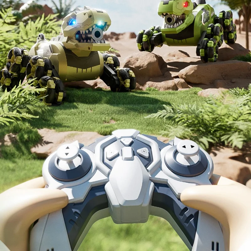 Remote & Gesture Control 8 Wheels Stunt Spray Dinosaur - Image 3