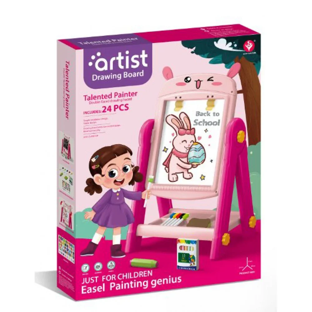 Talented Painter Double-Sided Kids Drawing Board - Image 8