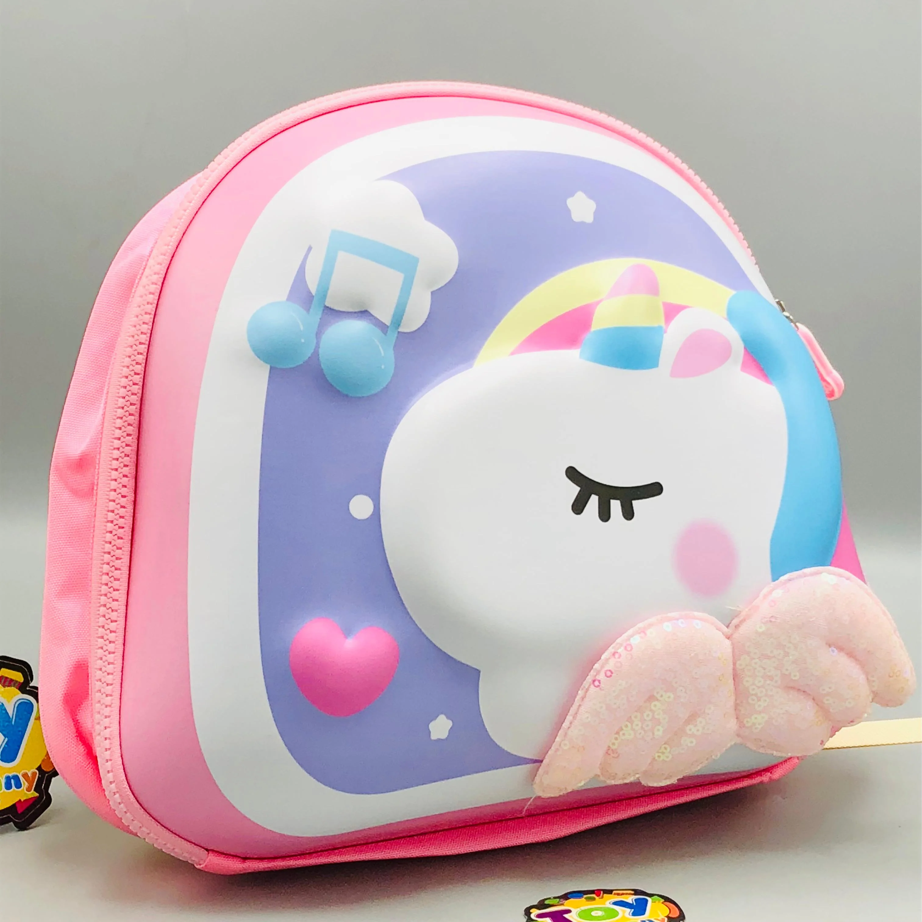 Unicorn 3D Shell Kids Picnic Backpack - Image 3