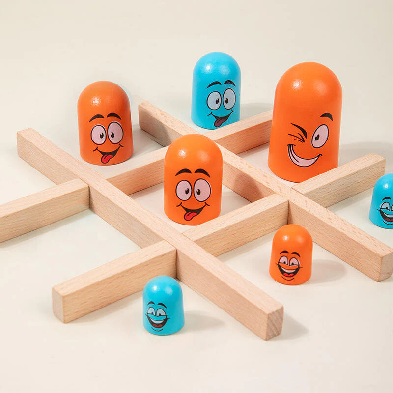 Wooden Emoji Tache Board Game - Image 4